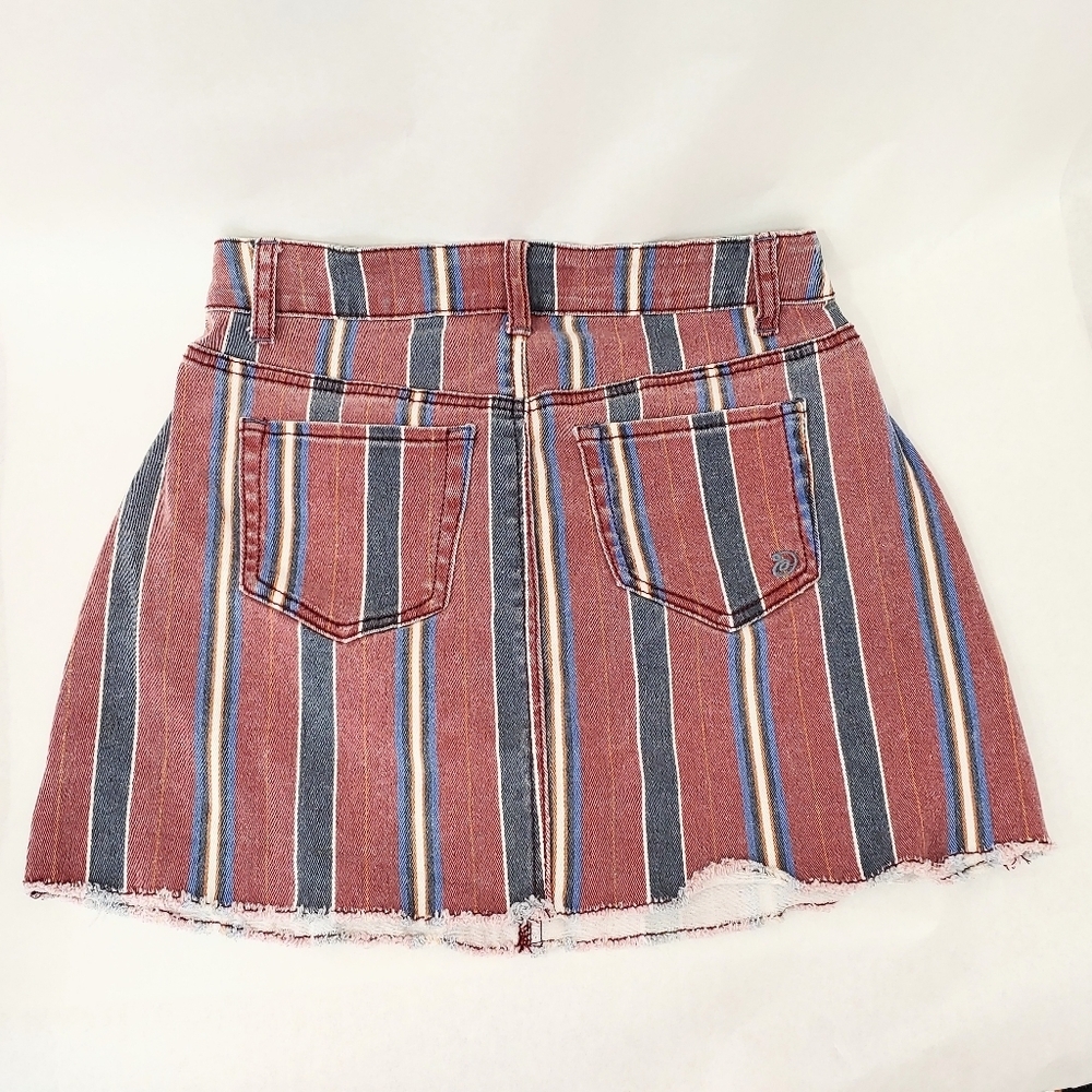 Indigo Rein striped denim skirt size 3 - Picture 2 of 7